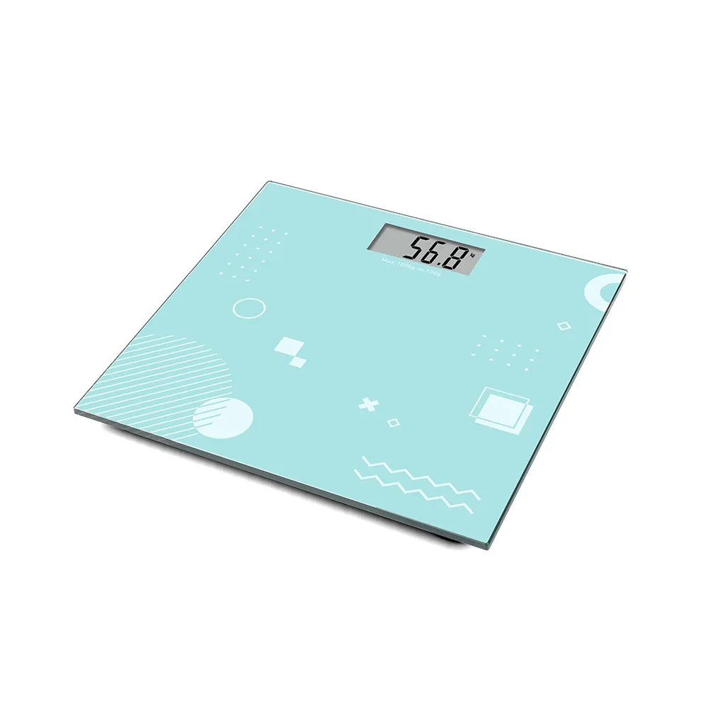 【KINYO】簡約幾何造型體重計(DS-6574)