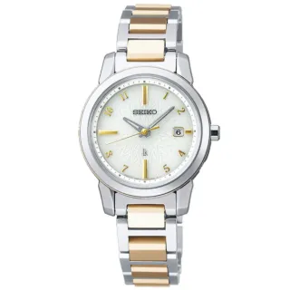 【SEIKO 精工】Lukia系列 萬年曆 鈦金屬 太陽能電波腕錶 畢業禮物 送禮 推薦(SSQV082J/1B35-0AN0KS)