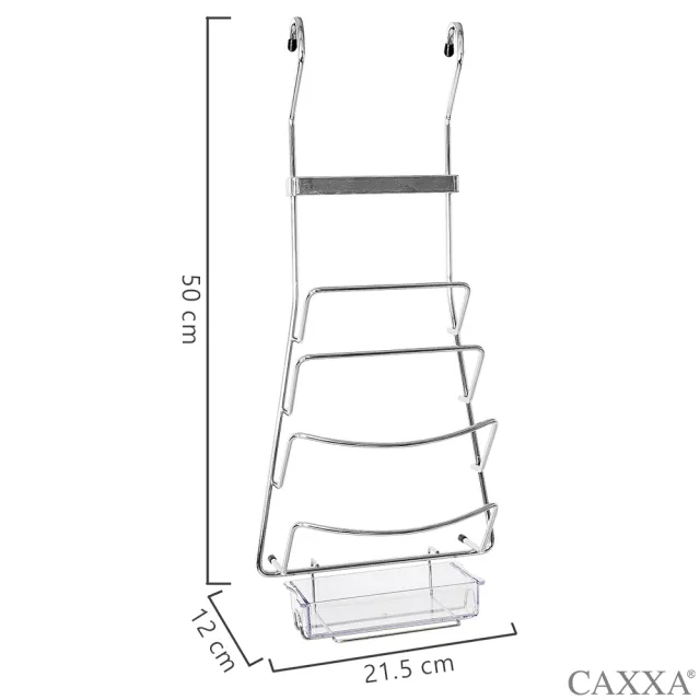 【CAXXA】不銹鋼廚房易利鉤鍋蓋收納架(鍋蓋架/廚房收納架/廚房置架/砧板架) 