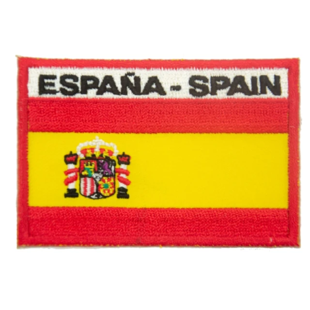【A-ONE 匯旺】西班牙 熨燙燙布貼紙 熱燙背包貼 布藝士氣章 Flag Patch徽章 刺繡章