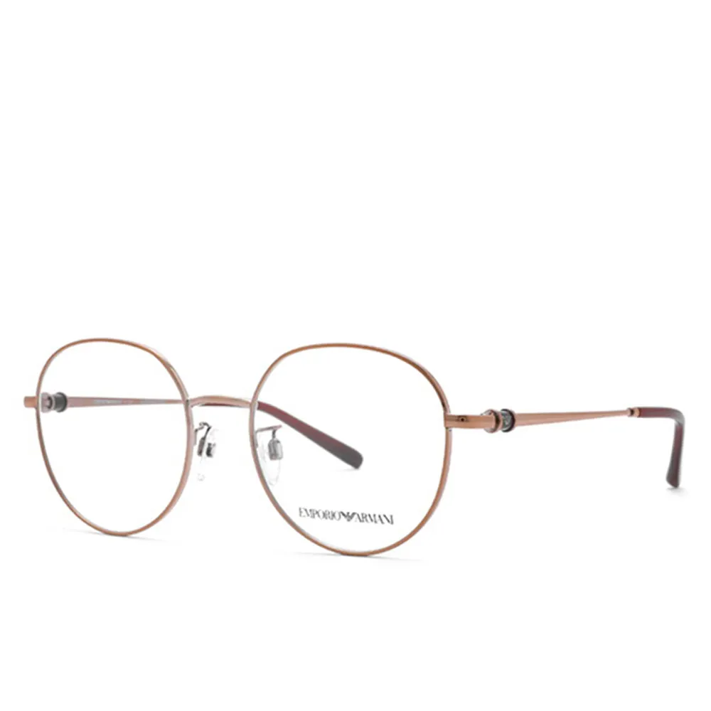【EMPORIO ARMANI】亞曼尼 時尚金屬光學眼鏡 EA1127D 3011 52mm 玫瑰金框 公司貨