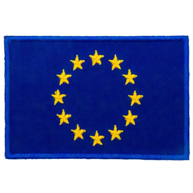 【A-ONE 匯旺】歐盟 Flag Patch肩章 徽章 背膠識別章 布藝士氣章 熨燙肩章 熱燙徽