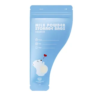 【寶貝老闆】藍色拋棄式奶粉袋2盒60片(便攜 外出 密封袋 保鮮袋 零食袋 儲存袋 奶粉分裝袋 一次性分裝袋)