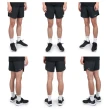 【NIKE 耐吉】男運動短褲-DRI-FIT 慢跑 路跑 三分褲 反光 平織 黑白(DM4742-010)