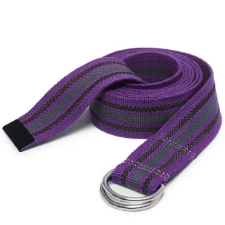 【agoy】寬版止滑瑜伽繩 244x4 公分 - 迷霧紫
