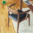 【DAIMARU 大丸家具】MIMI米米黑胡桃木餐椅(餐椅)