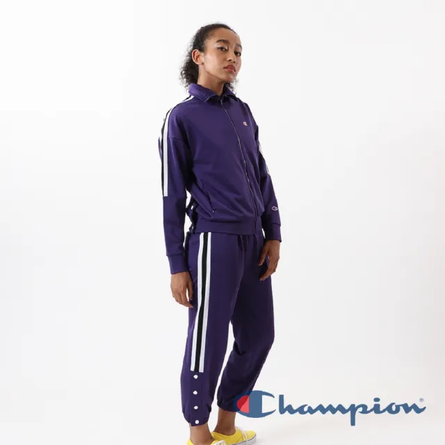 【Champion】官方直營-Womens運動夾克外套-女(紫色)
