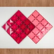 【Connetix】粉彩磁力積木-粉莓底板2入組2pc(磁力積木)