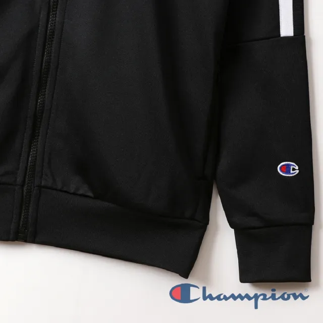 【Champion】官方直營-Womens運動夾克外套-女(黑色)
