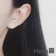 【HERA 赫拉】不對稱拉絲音符耳環 H111040501(飾品)