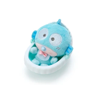 【SANRIO 三麗鷗】嬰兒系列 寶寶搖籃造型玩偶 人魚漢頓