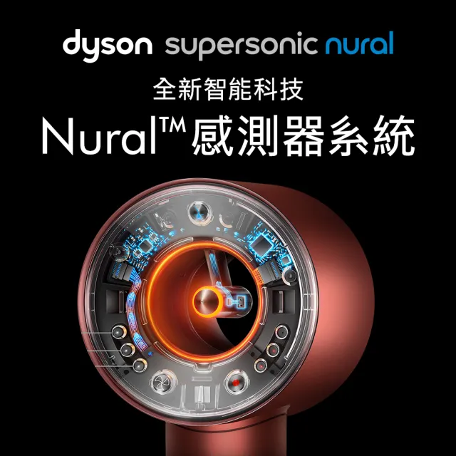 dyson 戴森】HD08 Supersonic 吹風機溫控負離子(托帕石橙紅節日特別版