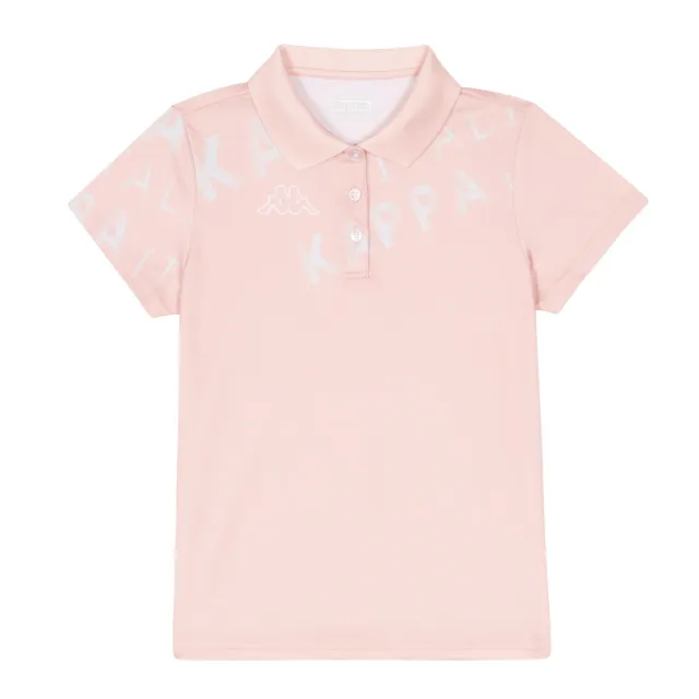【KAPPA】義大利女吸濕排汗速乾女生POLO衫(玫瑰粉 321H25WW71台灣製)