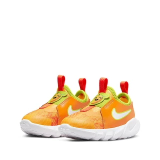 【NIKE 耐吉】運動鞋 小童 童鞋 兒童 休閒鞋 襪套式 FLEX RUNNER 2 LIL TDV 橘 DM4206-800