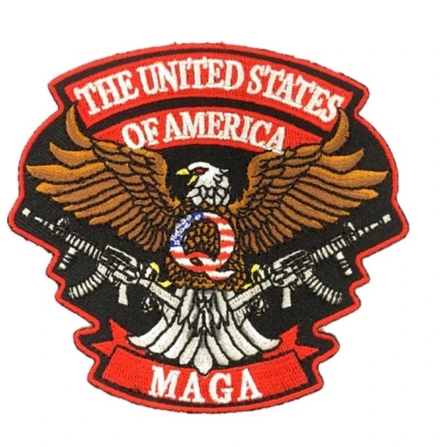 A-ONE 匯旺 美國 愛國老鷹 MAGA PATCH 讓美國再次偉大 刺繡袖標 布標 布貼 補丁(NO.342)