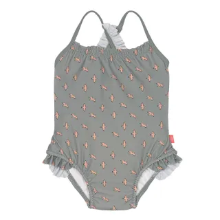 【Lassig】嬰幼兒抗UV連身式泳裝-綠海鷗