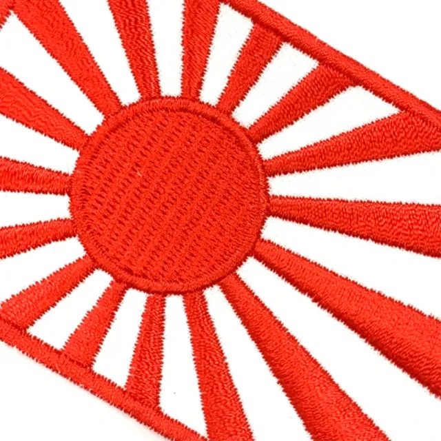 【A-ONE 匯旺】日本海軍 旭日旗 熱燙刺繡徽章 胸章 立體繡貼 裝飾貼 繡片貼 燙布貼紙熨燙背