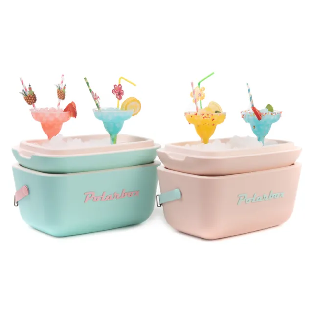 【Polarbox】西班牙 20L流行時尚網美愛用多功能攜帶式露營野餐保冰盒-多色可選(野餐盒、保冰桶、長效保冰)
