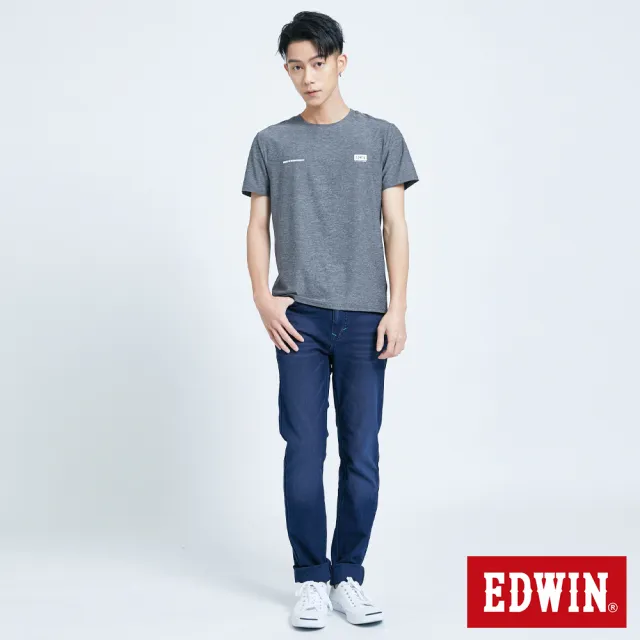 【EDWIN】男裝 JERSEYS 迦績EJ3透氣中直筒牛仔褲(酵洗藍)