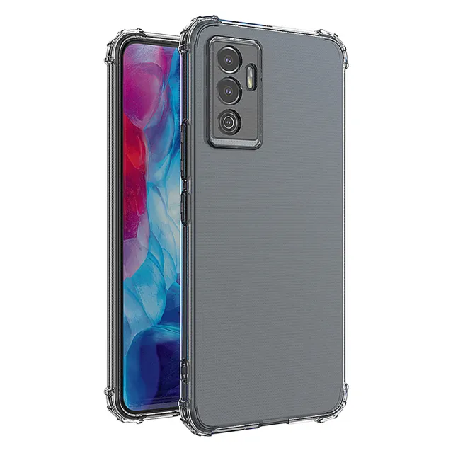 【Ayss】vivo V23e 5G/6.44吋 超合身軍規手機空壓殼(四角氣墊防摔/美國軍方米爾標準認證-透明)