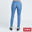 【EDWIN】女裝 JERSEYS 迦績EJ6超彈錐形牛仔褲(拔淺藍)
