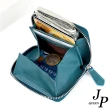 【Jpqueen】甜美方型立體防盜皮革卡片零錢包(6色可選)