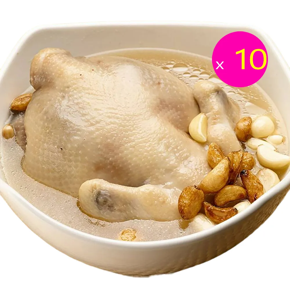 【卜蜂】養生滋補 蒜頭雞湯 超值10包組(2.2kg/包_居家料理.宴客聚會)
