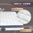 【藤原傢俬】防螨抗菌豆腐硬式獨立筒床墊雙人加大(6尺)