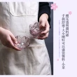 【餐廚用品】日式玻璃櫻花透明醬料碟-3入組(調料碟 佐料碟 調味碟 蘸料碟 沾醬碟 零食碟 點心碗 消磁碗)