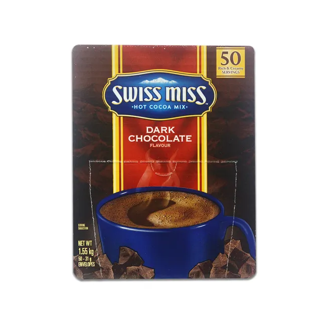 【美式賣場】SWISS MISS 香醇巧克力即溶可可粉x1盒(31gX50入/盒)