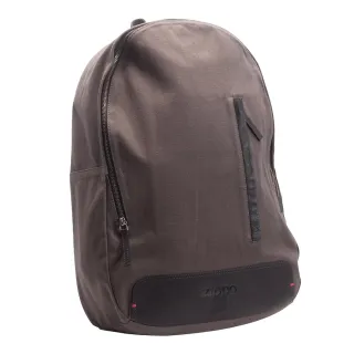 【Zippo官方直營】棕色帆布皮革後背包(皮件皮夾)