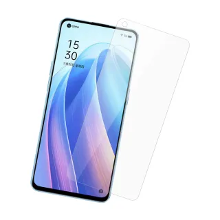 OPPO Reno7 5G 6.4吋 非滿版透明9H玻璃鋼化膜手機保護貼(OPPOReno7保護貼)