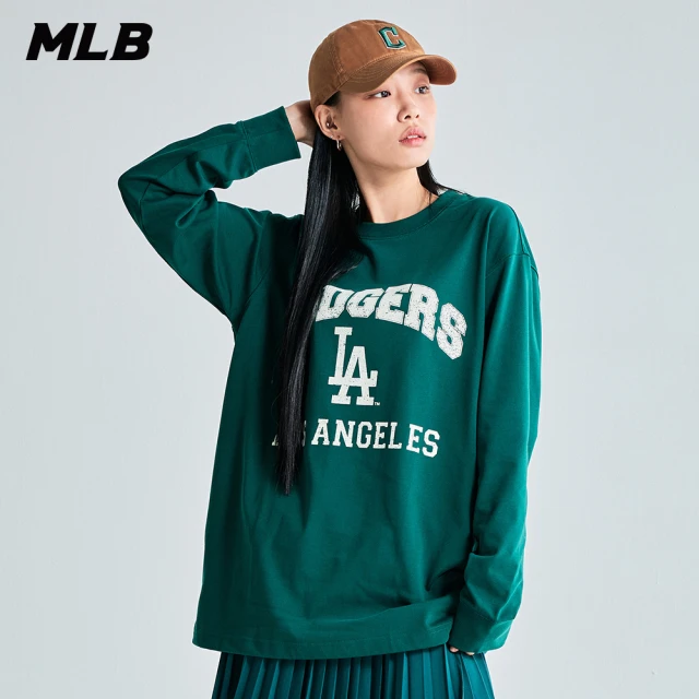 MLB 長袖T恤 Varsity系列 洛杉磯道奇隊(3ATSV0134-07GND)