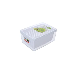 【真心良品】艾卡瀝水保鮮盒12.6L(2入組)