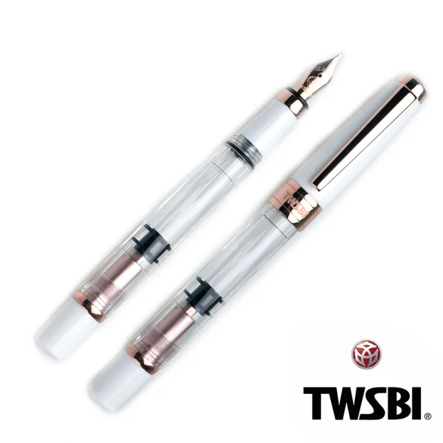 【TWSBI 三文堂】鑽石580 白玫瑰金II 活塞鋼筆