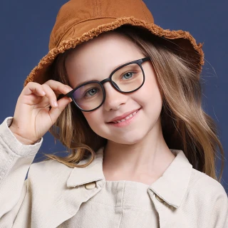 【ALEGANT】兒童輕量彈性UV400濾藍光眼鏡3-8歲 11色可選(防藍光必備/戒不掉3C就來保護眼睛)