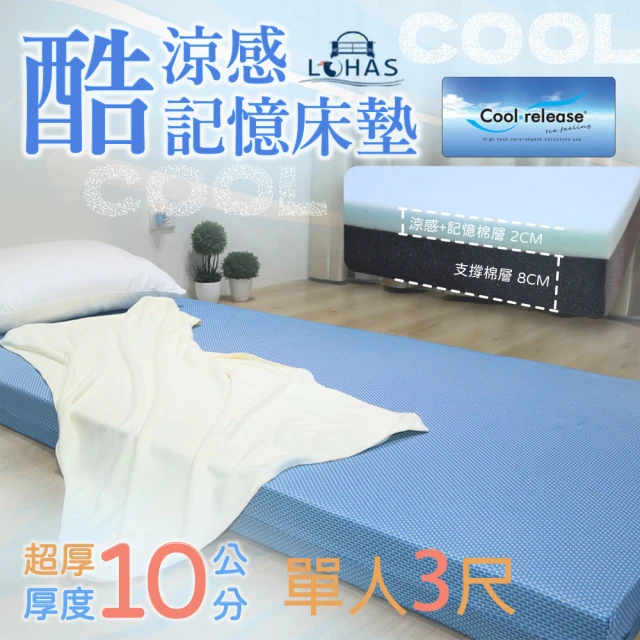 單人涼感床墊