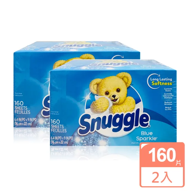 【Snuggle】衣物柔軟片-320片