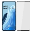 【Ayss】OPPO Reno 7 Pro/6.5吋 超好貼滿版鋼化玻璃保護貼(滿膠平面滿版/9H/疏水疏油-黑)