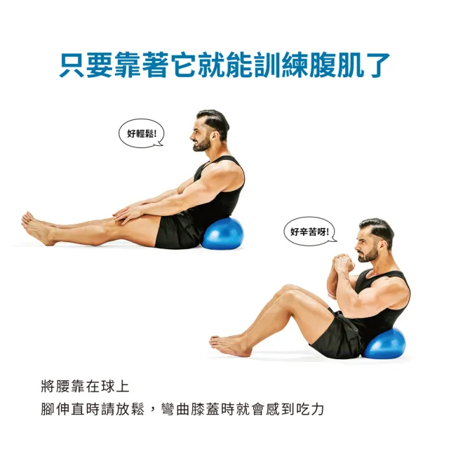 【Erugam 欸嚕嘎姆】小瑜珈球 藍(抗力球 皮拉提斯球 韻律球)
