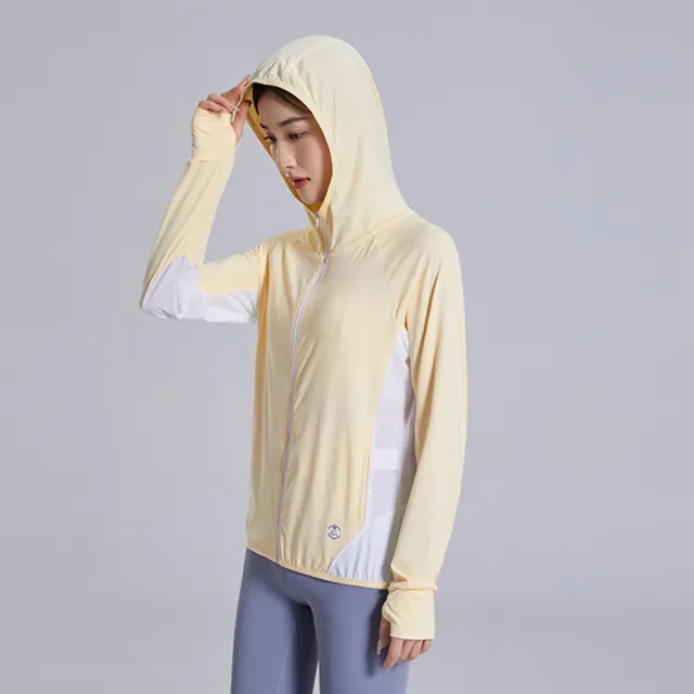 【米蘭精品】現貨+預購 防曬外套速乾冰絲連帽外套(男女防曬衣9色74ce11)