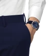 【TISSOT 天梭 官方授權】CARSON系列 簡約時尚月相腕錶 / 40mm 母親節 禮物(T1224231604300)