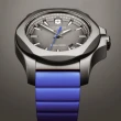 【VICTORINOX 瑞士維氏】I.N.O.X. Titanium 鈦金屬潛水腕錶-藍色膠帶43mm(VISA-241759)