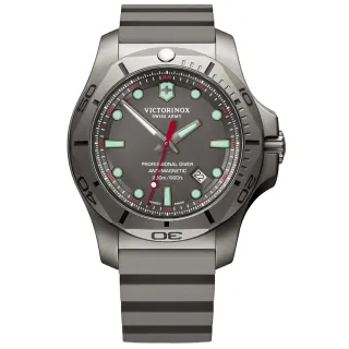 【VICTORINOX 瑞士維氏】I.N.O.X. Professional Diver 200米潛水腕錶-灰45mm(VISA-241810)