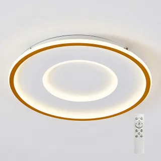 【Honey Comb】北歐風LED91W遙控調光調色臥室吸頂燈(V5053C91)