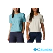 【Columbia 哥倫比亞 官方旗艦】女款-Omni-Shade UPF50快排短袖上衣-湖水綠(UAR89560AQ / 2022年春夏商品)