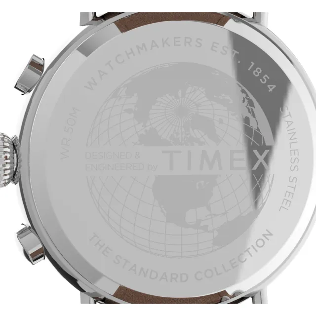 【TIMEX】天美時 復刻系列 三眼計時手錶(橄欖綠x棕 TXTW2V27500)