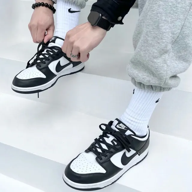 NIKE 耐吉】Nike Dunk Low WHITE BLACK 黑白熊貓休閒鞋DD1391-100