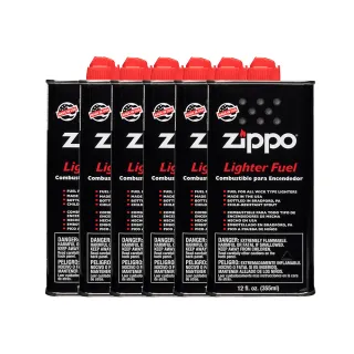 【Zippo官方直營】原廠打火機專用油 355ml 六入組(Zippo 原廠打火機專用油)