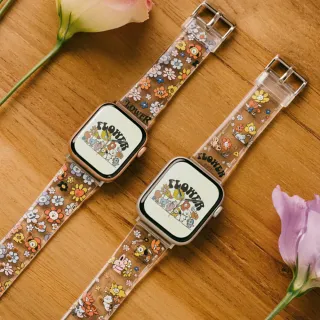 【Elago】Apple Watch BT21小花系列透明錶帶